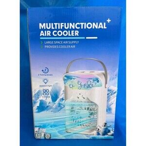 Multifunctional Air Cooler with Remote and Cable AC Fan - White